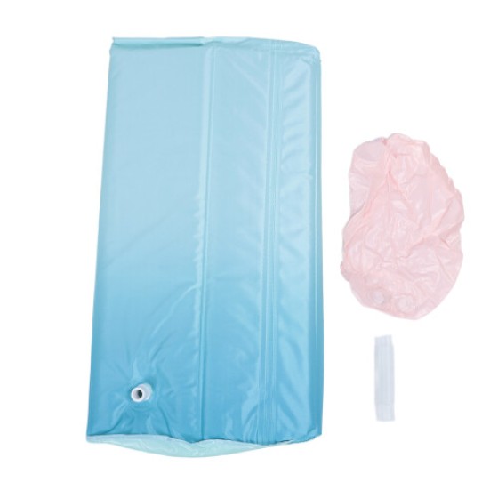 折りたたみ式アイスバス、PVC素材、成人向けの携帯型温冷浸泡浴槽、アスリート用、家庭用 - 80x65 cm / 31.50x25.59インチ